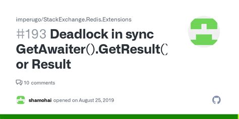 getawaiter getresult deadlock.